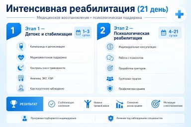 Реабилитация за 21 день в Архангельске